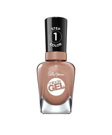 Sally Hansen Miracle gel nail polish without artificial UV light Totem-Ly Yours brown with intensive glossy gel finish No. 640 (1 x 14.7 ml) 640 Totem-Ly Yours