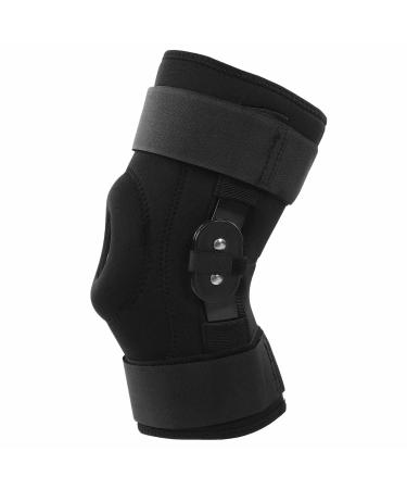 Adjustable Knee Brace Support Kneecap Compression Stabilizer Sleeves for Sports Ball Game Running Mountaineering (L)
