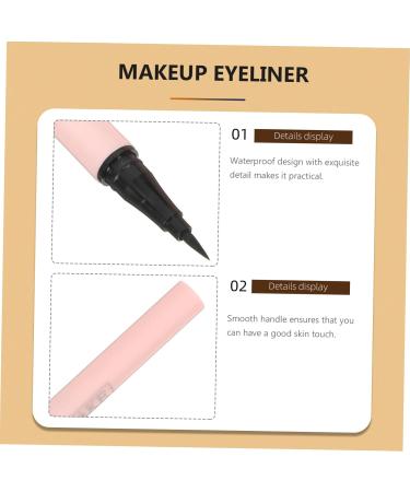 TOVINANNA 2pcs Makeup Eyeliner Makeup Eyeline Pencil Eyeliner Pencil Eyeliner Waterproof Water Proof Tool 1 count (Pack of 1) Blackx2pcs - Buy Online on GoSupps.com
