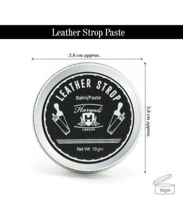 Vintage Barber Salon Luxury Shaving Kit | Straight Razor, Badger Hair Brush, Leather Strop & Honing Paste in Wooden Box - 5 Pc Set - Buy Online on GoSupps.com