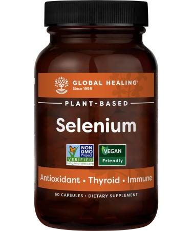 Global Healing Selenium and Zinc Kit - Liquid Supplement for Skin Health & Immune Support - Vegan Antioxidants - 2 Fl Oz 60 Capsules - Buy Online on GoSupps.com