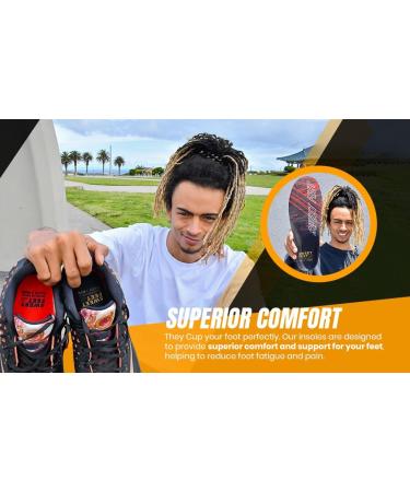 2024 Stride Performance Running Insoles - Shock Absorption Orthotic Support for Medium to High Arches Comfort for Runners & Athletes Men's 7-8.5 & Women's 8.5-10 - Buy Online on GoSupps.com