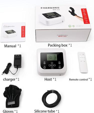 Rehabilitation Robot Gloves Finger Orthoses Exoskeleton Manual Training Soft Resting Hand Splint for Flexion Contracture Left X-Large - Buy Online on GoSupps.com