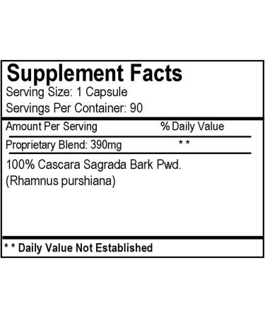 Herb Emporium Sacred Bark (Cascara Sagrada Rhamnus purshiana) 90 Capsules (700 mg) Herbal Supplement for Healthy and Easy Digestion (Pack of 1) - Buy Online on GoSupps.com