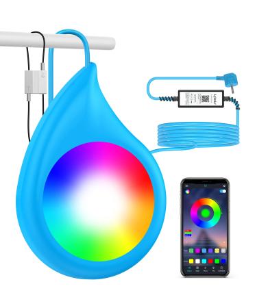 Lylmle LED pool lighting 20W RGB pool headlight with magnet for steel wall pools framepools IP68 waterproof dimmable color-changing underwater pool light with app control 8m cable 12V - Buy Online on GoSupps.com