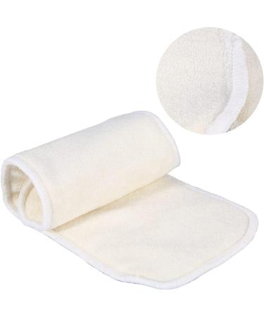 Bamboo Fibre 4-Layer Adult Incontinence Cloth Nappy Inserts - Washable & Reusable Liner for Dry Skin - Buy Online on GoSupps.com