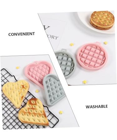 Milisten 3pcs Mold Cookie Silicone Muffin Pan Fondant Waffle Baking Pan Chocolate Chip Waffles Cajas para Con Chocolate Jelly Waffle Maker Mould Bakeware Silica Gel Round 12X11X1.6CM Random Color - Buy Online on GoSupps.com