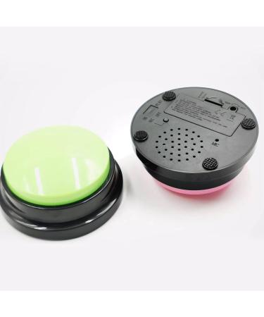 Duffire Dog Buttons for Communication and Training 4Pack Recordable Dog Buttons Pet Command Buzzer with 25 Stickers 30 Second Record Einfach - Buy Online on GoSupps.com