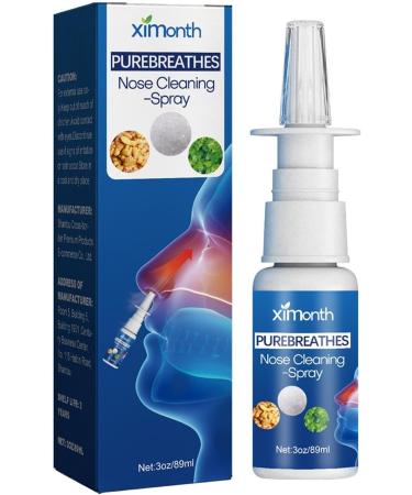 Nose Spray Soother Nasal Spray Nasal Spray for Sinus Protection Fast-Acting Nose Cleaning Spray Nasal Cleanser Mild Nose Spray Decongestant 89ml for Clean Nasal Cavity - Buy Online on GoSupps.com
