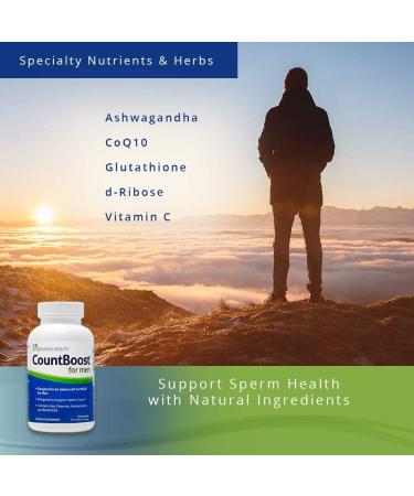 Fairhaven Health CountBoost for Men - 60 Capsules | Boost Male Fertility & Health - Buy Online on GoSupps.com