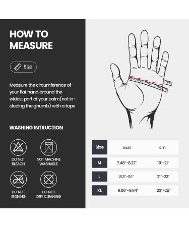 Winter Gloves Men Women Touchscreen Water Resistant Windproof 3M Thinsulate Gloves for Cold Weather Sports and Outdoor Work Large - Buy Online on GoSupps.com