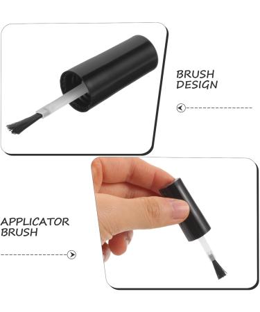 Beaupretty 20 Pieces Nail Polish Bottle Caps Nail Gel Bottle Caps Nail Polish Replacement Bristle Brush Nail Gel Bottle Cap with Brush(Black) - Buy Online on GoSupps.com