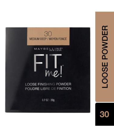 Maybelline Fit Me Loose Finishing Powder 30 Medium Deep - 0.7 oz | Flawless Finish Makeup - Buy Online on GoSupps.com