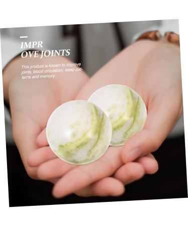 Kombiuda Gymnastics Ball Set - Hand Leisure Balls Gifts for Men | Stress Relief & Fitness Coach Training - Ideal Chinese Marble Gift for Seniors - Buy Online on GoSupps.com