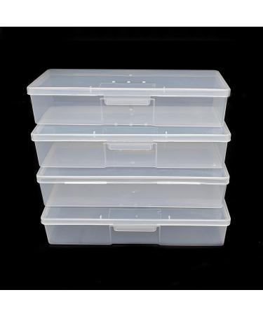 Clear Manicure Tool Box - Nail Storage Case for Manicure Pedicure Kit (4pcs) - Buy Online on GoSupps.com