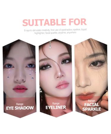 Balacoo 16 Pcs Glitter Eyeshadow Set | Liquid Eyeshadow & Eyeliner - Korean Makeup for Stunning Looks - Buy Online on GoSupps.com