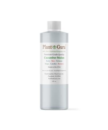 Cucumber Melon Fragrance Oil 8 fl. oz. Scented Oil for DIY Soap Making Candles Bath Bombs Body Butters. Used in Aromatherapy Diffusers Burners and Warmers. Great Addition to Lotions and Creams.