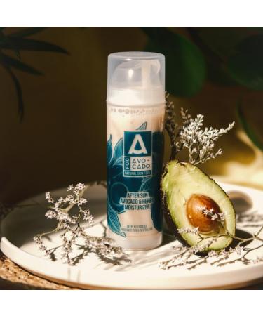 A for Avocado Moisturizing After Sun with Avocado Coconut and Vegetable Oils - Soothing After Sun Lotion with Coconut Oil Chamomile and Calendula - 150ml - Buy Online on GoSupps.com
