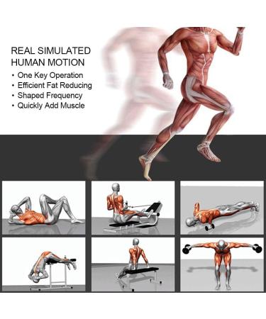 Buy ABS Trainer Muscle Stimulator | EMS Abdominal Tighter Belt with 6 Modes & 15 Strength Levels - Perfect for Belly Leg & Arm Fitness - Buy Online on GoSupps.com