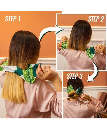 Herbests Deft Bun Maker | Magic Hair Donut Tool for Women & Girls | Easy Styling with Flexible Cotton Hairband - Black & Red - Buy Online on GoSupps.com