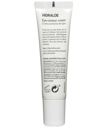 Sesderma Hidraloe Eye Contour 0.5 Fl oz - Hydrating Eye Cream for Brighter, Youthful Eyes - Buy Online on GoSupps.com