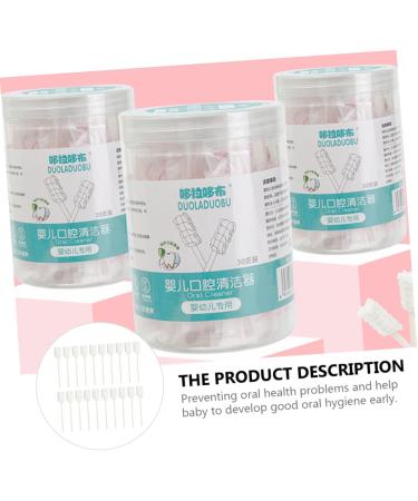 Minkissy 60 StK Tongue Brush & Mouth Cleaner for Babies | Toddler Fingerbrush for Oral Hygiene & Gauze Cleaning Staff - Buy Online on GoSupps.com