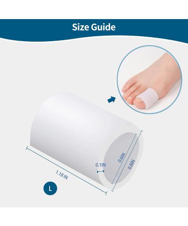 Gel Big Toe Sleeves 10-Pack - Pain Relief for Corns Blisters & Hammer Toes | Toe Protectors for Comfort & Healing - Buy Online on GoSupps.com