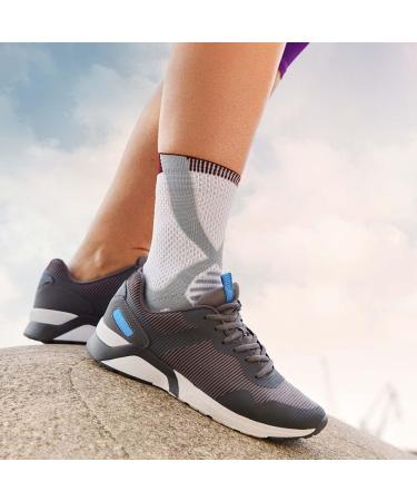 Professional TaloMotion Ankle Support | Compression Brace for Sprains Achilles Tendonitis & Injury | Unisex Slip-On | Small Left White - Buy Online on GoSupps.com