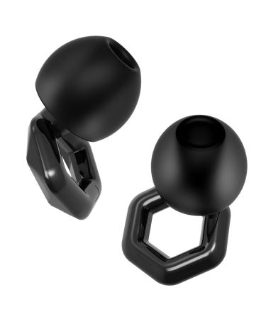 Concert Earplugs High-Fidelity Noise Reduction and Tinnitus Relief for Concerts Loud Music Musicians Motorcycles Airplanes Raves(Black)