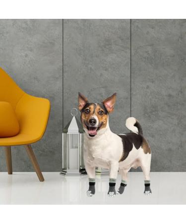 Pupeck Dog Socks - Anti-Slide Paw Protection for Small Medium & Large Dogs | Indoor & Outdoor Use | Summer Heat & Hardwood Floor Safety - Pack of 6 Gray - Buy Online on GoSupps.com