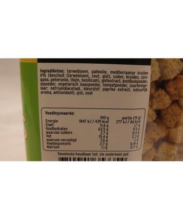 Krexxx Mediterranean Salad Croutons 250g - Crunchy Flavorful Topping for Salads | International Shipping Available - Buy Online on GoSupps.com