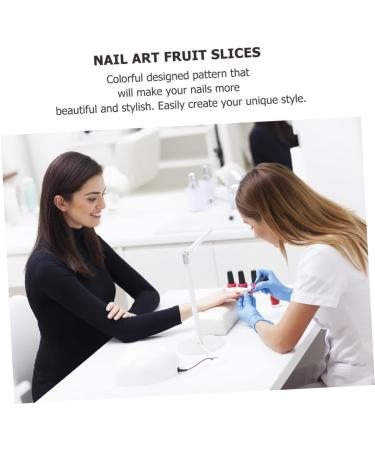 Healeved 7200 Pcs 12 Fruit Sliced nail Art Accessories Hair Dryer Brush Flower Decor Floral Decor Nail Resin Embellishments Nail Art Decorations Nail Fruit Manicure Decorative Sheet - Buy Online on GoSupps.com