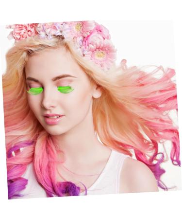 Didiseaon 10 Pairs Halloween Extra Long False Eyelashes Halloween False Eyelashes Halloween Party Favor 3d Eyelashes Colored Mascara Fake Eyelash Dance Costume Chemical Fiber Cosplay Girl - Buy Online on GoSupps.com