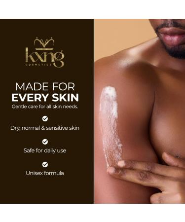 KXNG Cosmetics Shea Body Butter Cream Bundle 2 x 4oz | Organic Body Butter for Men & Women with Shea Cocoa Mango & Coconut Oil | Deep Moisturizing Cream for Hands Feet & All Skin Types - Buy Online on GoSupps.com