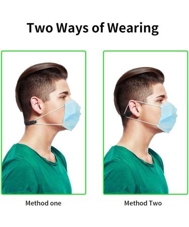 10pcs Mask Ear Hooks Strap Extenders Ear Savers Cord Extension Buckle Ear Protector Bands Anti-Tightening Protector Holder Compatible with All Kinds of Mask (Gray) - Buy Online on GoSupps.com