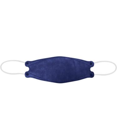 Shop WEXCV 10/50 Pack Mouth Protection - Breathable 4-Layer Fashionable Scarves for Adults | Colorful Nose & Mouth Cover for Women - Navy - Buy Online on GoSupps.com
