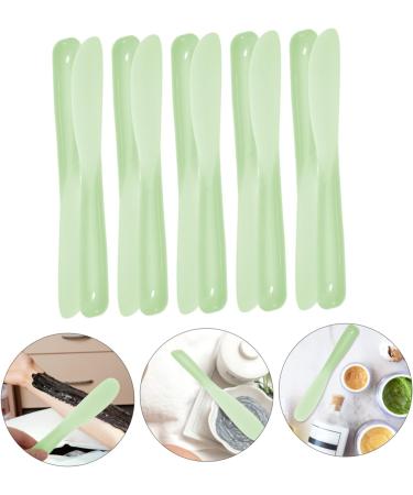 Baluue 30 Pcs Tool Stick Spatula for Makeup Cosmetic Plate Mixer Cosmetic Scoop Pp re-usable 20.5x3x0.6cmx3pcs Greenx3pcs - Buy Online on GoSupps.com