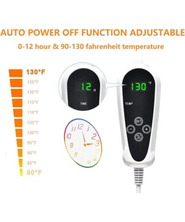 Electric Pet Heating Pad for Dogs and Cats - Indoor Warming Mat with Auto Power Off - Medium Size 22'' x 18 - Buy Online on GoSupps.com