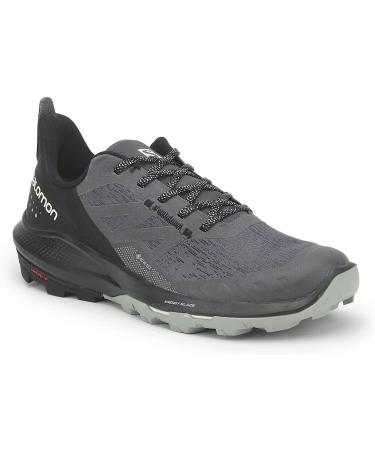 Salomon Men's OUTPULSE Gore-Tex Hiking Shoes 12 - Magnet/Black/Wrought Iron - Buy Online on GoSupps.com