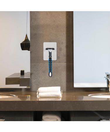 Fondotin 4-Piece Shower Hook Organizer for Safety Razors | Durable ABS Razor Stands | Space-Saving Bathroom Storage | 7.50x5.50x3.00cm White - Buy Online on GoSupps.com