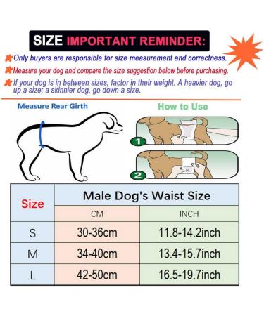Premium Washable Belly Bands for Male Dogs - 3-Pack Dog Diapers in Grey Red & Blue (Large) - Buy Online on GoSupps.com
