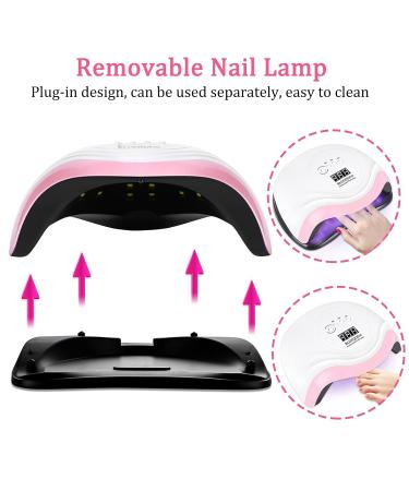 Shop Joyboy 168W UV LED Nail Dryer - Professional Lamp with Smart Timer & LCD Display for All Gel Nails - Buy Online on GoSupps.com