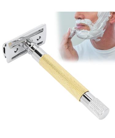 Buy Vintage Double-Sided Safety Razor for Men | Comfortable Metal Beard Cutter | Gold Bar Shaver - International Shipping Available - Buy Online on GoSupps.com