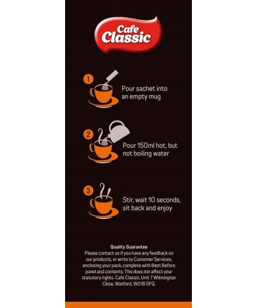 Cafe Classic Instant Cappuccino 64 sachets (Case of 8 x 8 sachets) - Buy Online on GoSupps.com