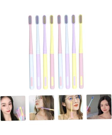 Buy Minkissy 8-Pack Ice Cream Toothbrushes for Sensitive Gums | Adult Tooth Hygiene | Small Head for Family Use | Soft & Elastic Design - Buy Online on GoSupps.com