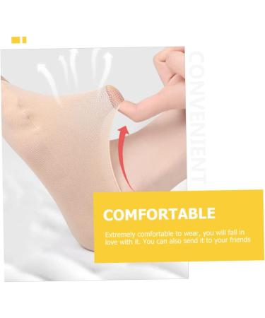 FOMIYES Mens Invisible Toe Separator Boat Socks - 1 Pair | Men & Women Orthodontic Toe Correcting Socks | Comfortable Toe Wraps & Bandages - 17.8x8cm - Buy Online on GoSupps.com