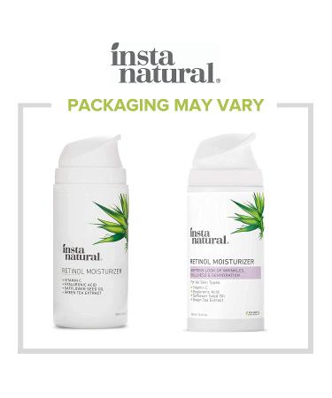 InstaNatural Retinol Moisturizer | Anti-Aging Cream 3.4 fl oz (100 ml) - Youthful Skin Solution - Buy Online on GoSupps.com