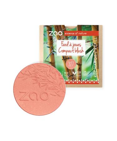 Zao Refill Compact Blush 327 Coral Pink
