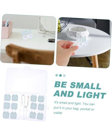 Ultechnovo Contact Lens Box with 2 Storage Containers & Insertion Tool - Travel-Friendly Care Kit for Eyes - Blue 6x3x3cm - Buy Online on GoSupps.com