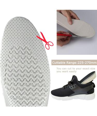 Height Increase Insoles for Men & Women - Anti-Slip Comfort Arch Support Memory Foam Inserts (EU 35-43) - 2cm Heel Lift - Buy Online on GoSupps.com